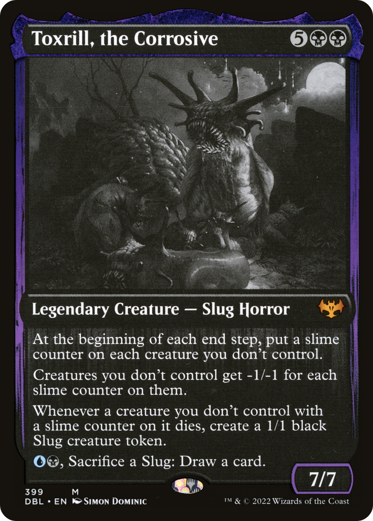 Toxrill, the Corrosive (DBL-399) [Innistrad: Double Feature] MTG Single Wizards of the Coast