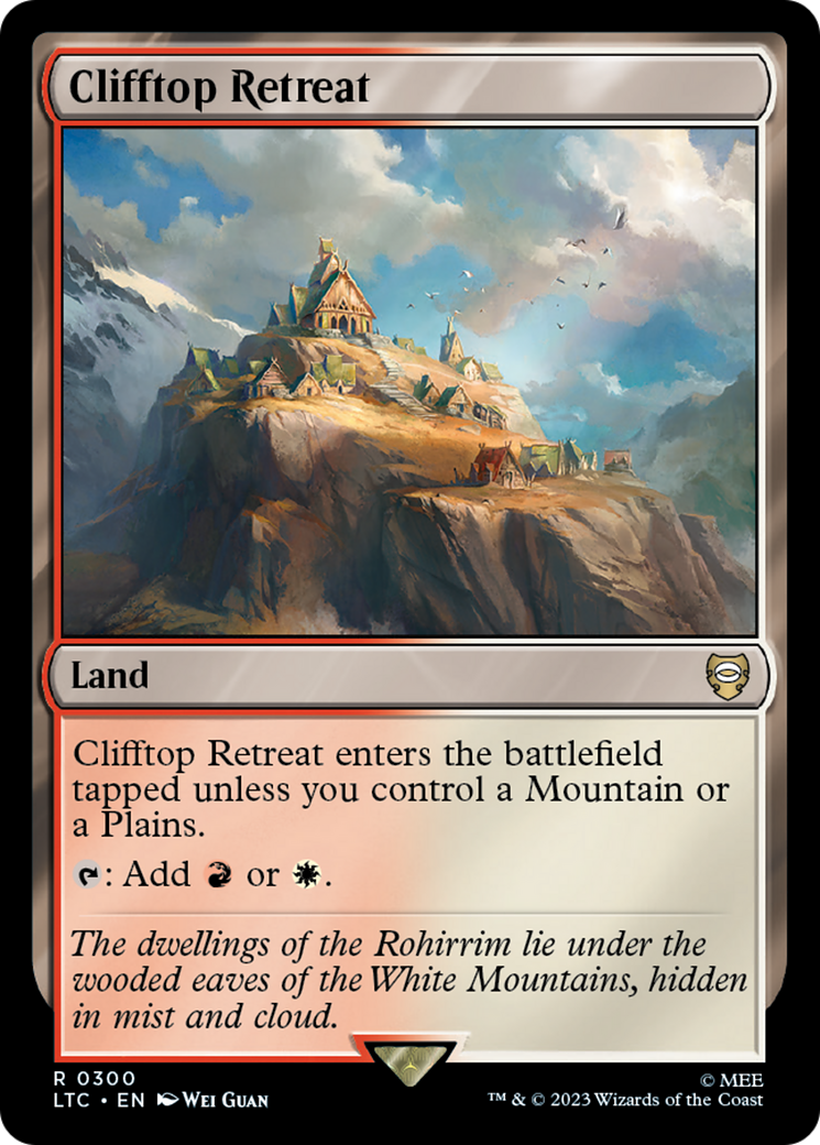 Clifftop Retreat (LTC-300) [Tales of Middle-earth Commander] MTG Single Wizards of the Coast