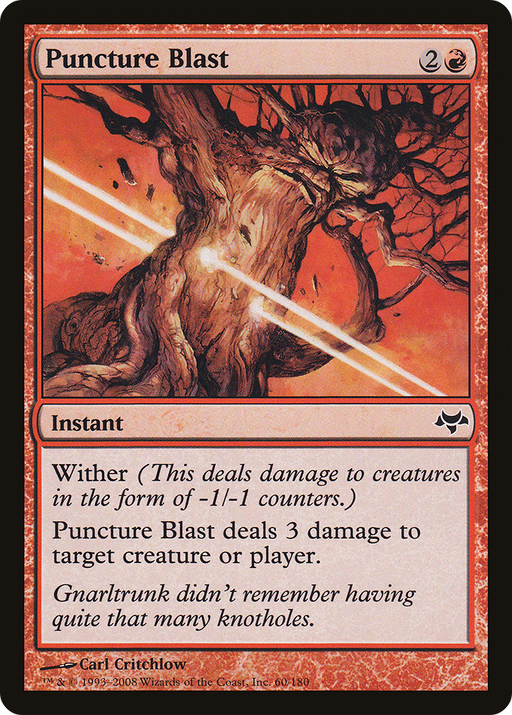 Puncture Blast (EVE-060) [Eventide] MTG Single Wizards of the Coast