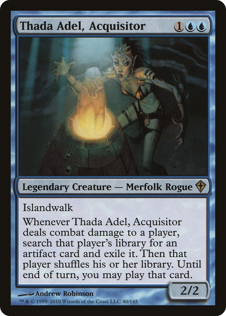 Thada Adel, Acquisitor (WWK-040) [Worldwake] Foil MTG Single Wizards of the Coast