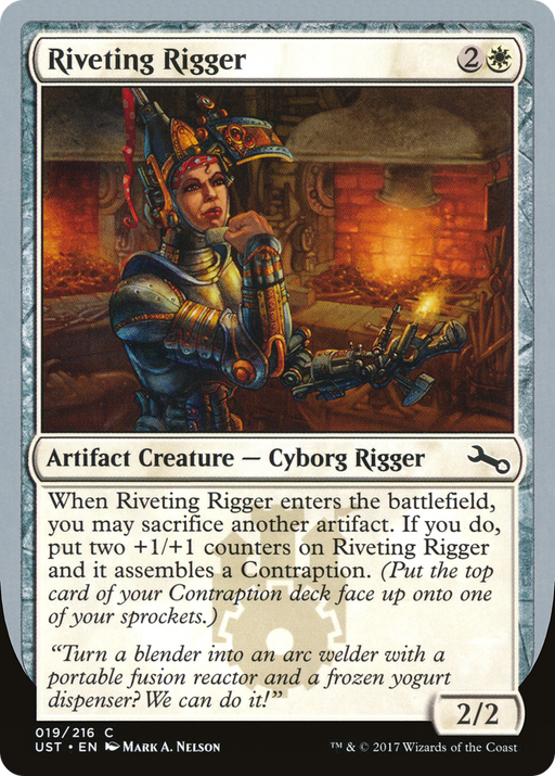 Riveting Rigger (UST-019) [Unstable] MTG Single Wizards of the Coast