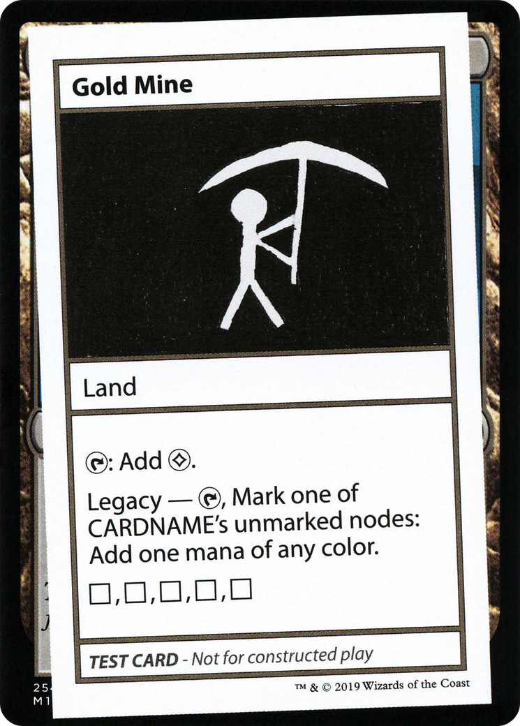 Gold Mine (CMB1-116) [Mystery Booster] Playtest Cards 2021 MTG Single Wizards of the Coast