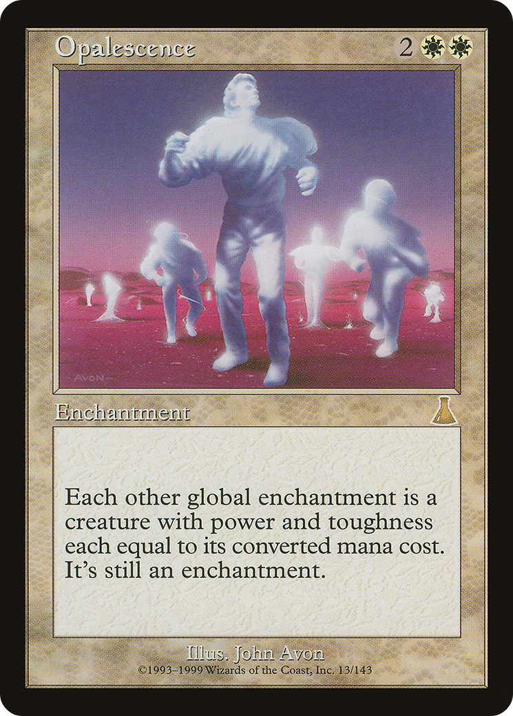 Opalescence (UDS-013) [Urza's Destiny] MTG Single Wizards of the Coast