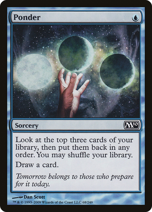 Ponder (M10-068) [Magic 2010] MTG Single Wizards of the Coast