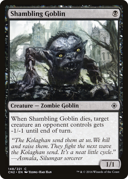 Shambling Goblin (CN2-148) [Conspiracy: Take the Crown] Foil MTG Single Wizards of the Coast