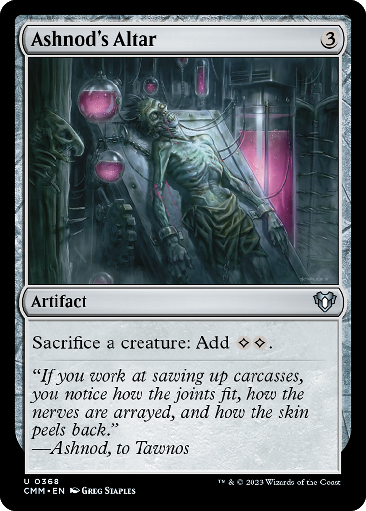 Ashnod's Altar (CMM-368) [Commander Masters] MTG Single Wizards of the Coast