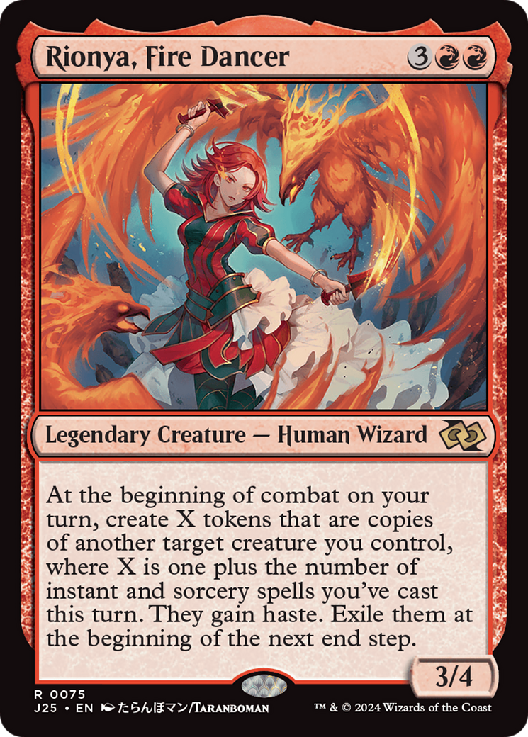 Rionya, Fire Dancer (Anime) (J25-075) [Foundations Jumpstart] MTG Single Wizards of the Coast