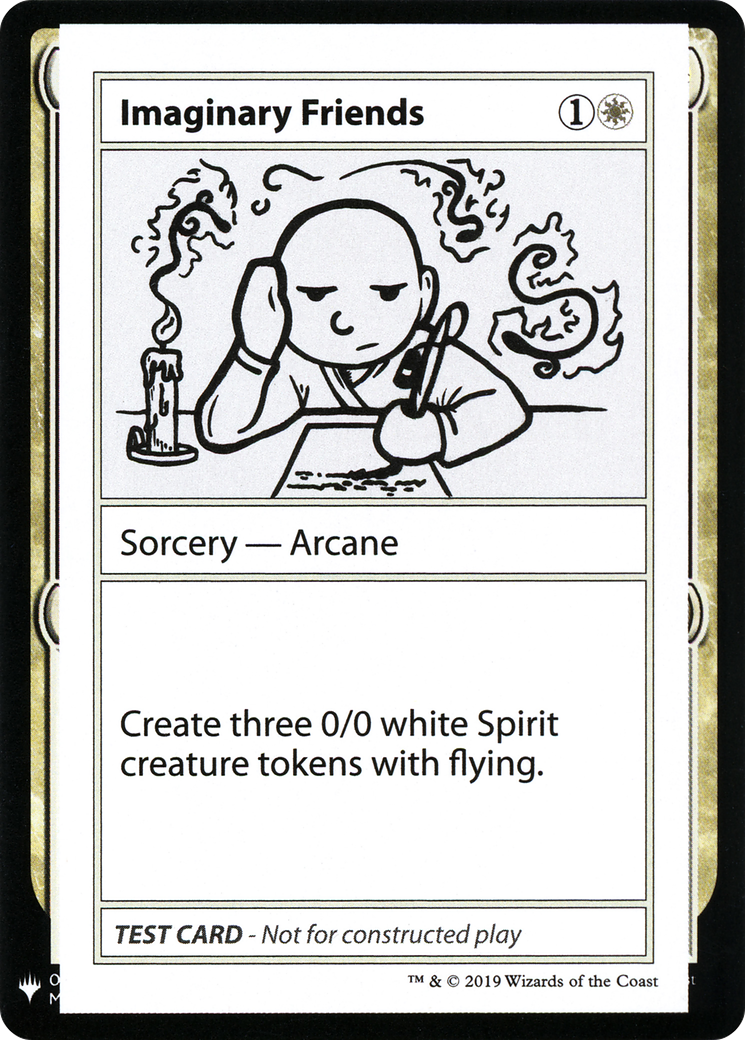 Imaginary Friends (CMB1-) [Mystery Booster] Playtest Cards 2019 MTG Single Wizards of the Coast