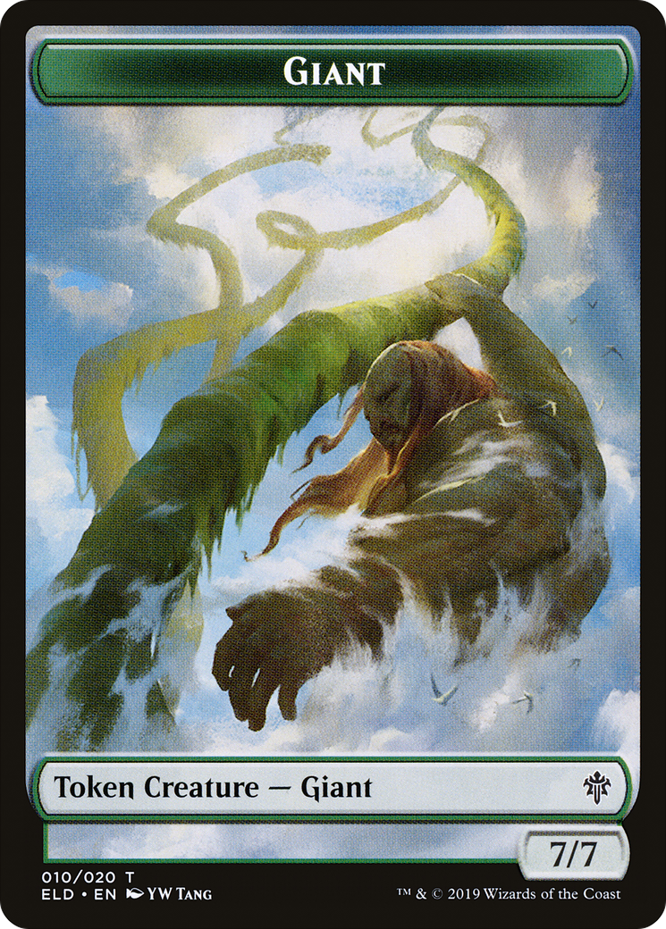 Giant (TELD-010) [Tokens] Throne of Eldraine Tokens MTG Single Wizards of the Coast