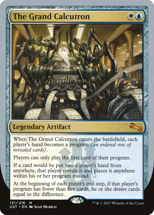 The Grand Calcutron (UST-131) [Unstable] Foil MTG Single Wizards of the Coast