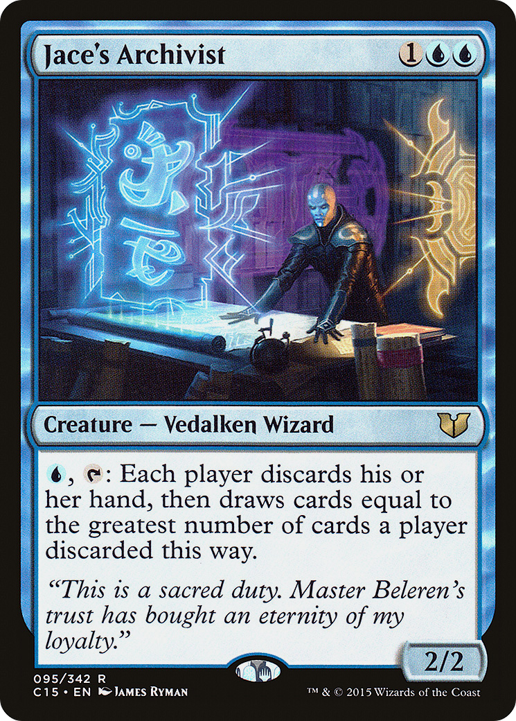 Jace's Archivist (C15-095) [Commander 2015] MTG Single Wizards of the Coast
