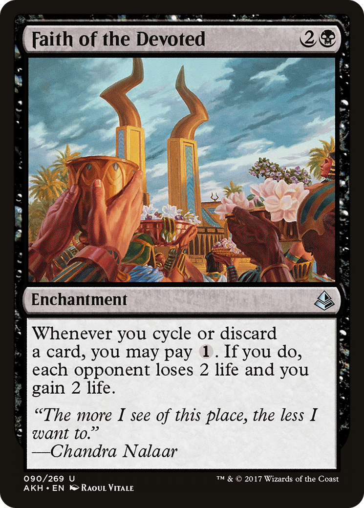 Faith of the Devoted (AKH-090) [Amonkhet] Foil MTG Single Wizards of the Coast
