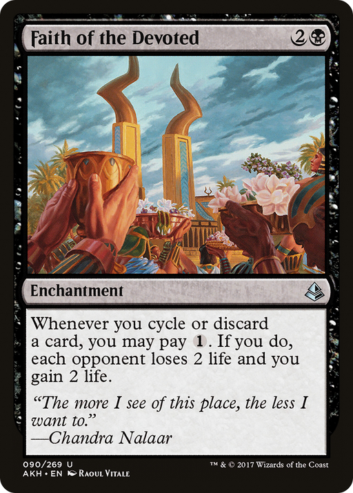 Faith of the Devoted (AKH-090) [Amonkhet] Foil MTG Single Wizards of the Coast