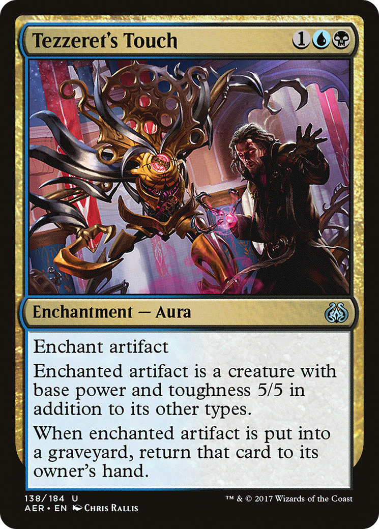 Tezzeret's Touch (AER-138) [Aether Revolt] Foil MTG Single Wizards of the Coast