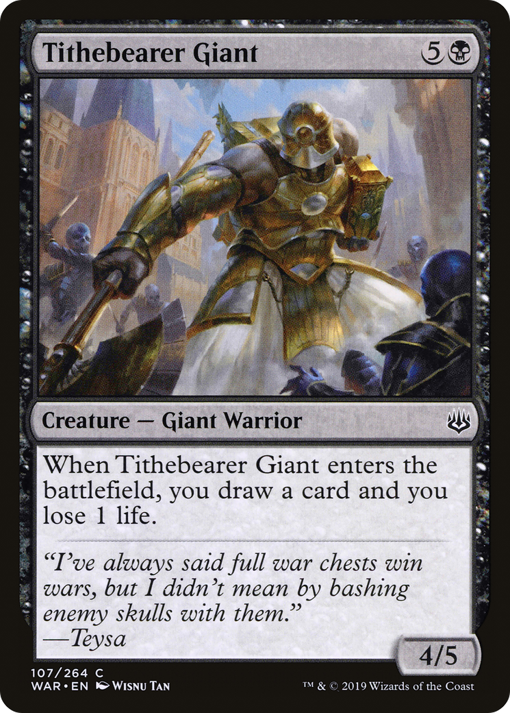 Tithebearer Giant (WAR-107) [War of the Spark] Foil MTG Single Wizards of the Coast