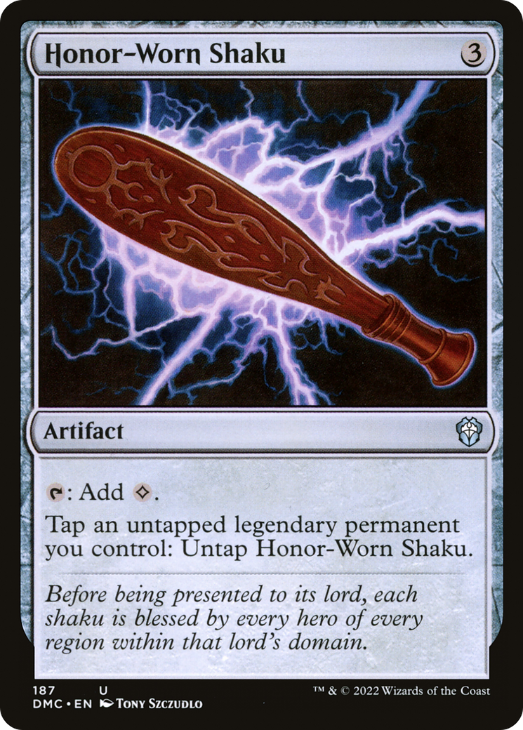 Honor-Worn Shaku (DMC-187) [Dominaria United Commander] MTG Single Wizards of the Coast