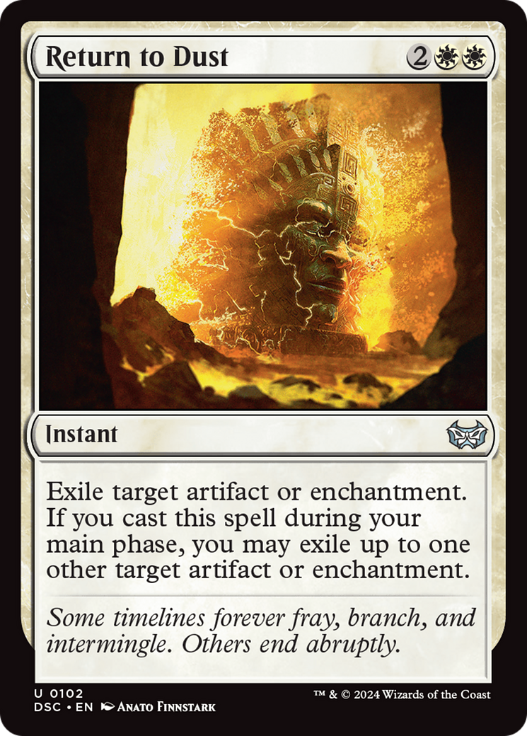 Return to Dust (DSC-102) [Duskmourn: House of Horror Commander] MTG Single Wizards of the Coast