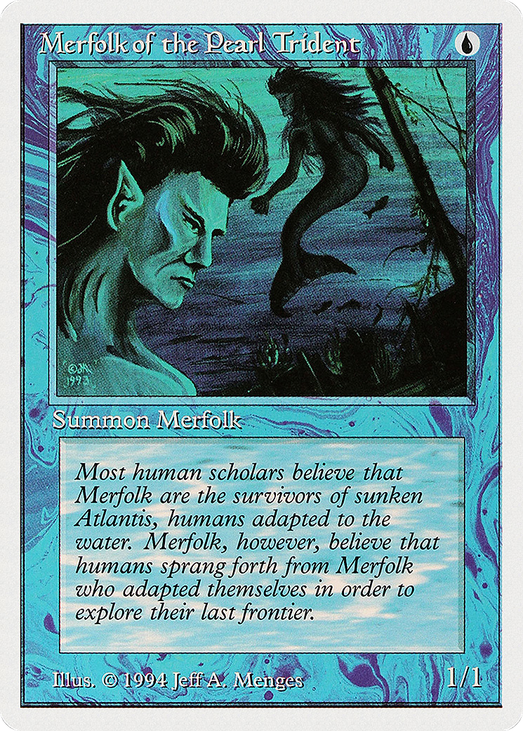 Merfolk of the Pearl Trident (SUM-068) [Misc] Summer Magic / Edgar MTG Single Wizards of the Coast