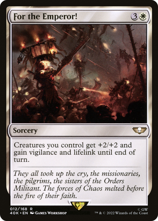 For the Emperor! (40K-012) [Warhammer 40,000 Commander] MTG Single Wizards of the Coast