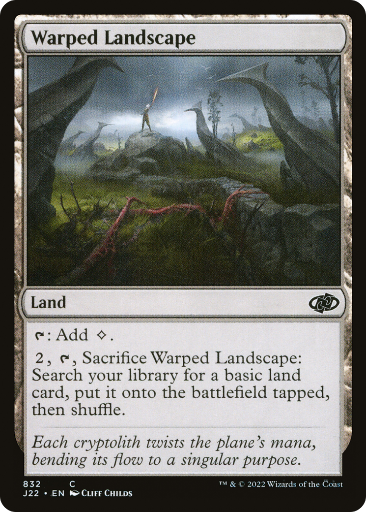 Warped Landscape (J22-832) [Jumpstart 2022] MTG Single Wizards of the Coast