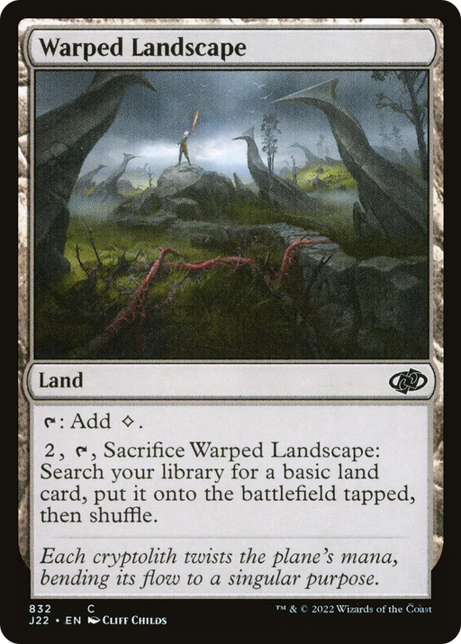 Warped Landscape (J22-832) [Jumpstart 2022] MTG Single Wizards of the Coast