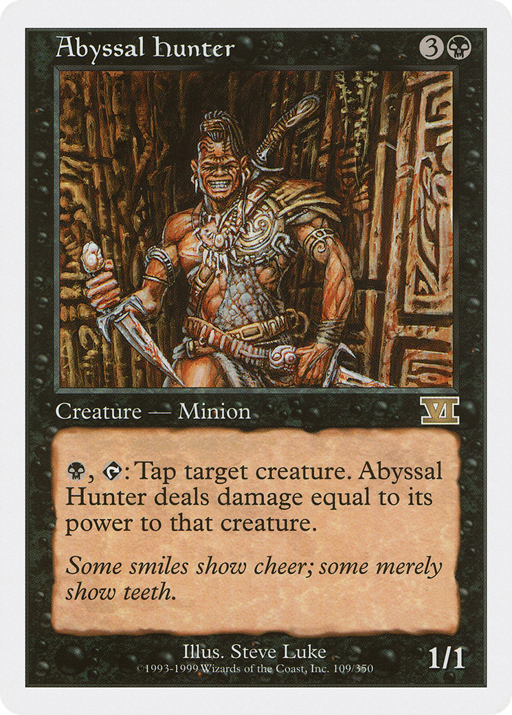 Abyssal Hunter (6ED-109) [Classic Sixth Edition] MTG Single Wizards of the Coast