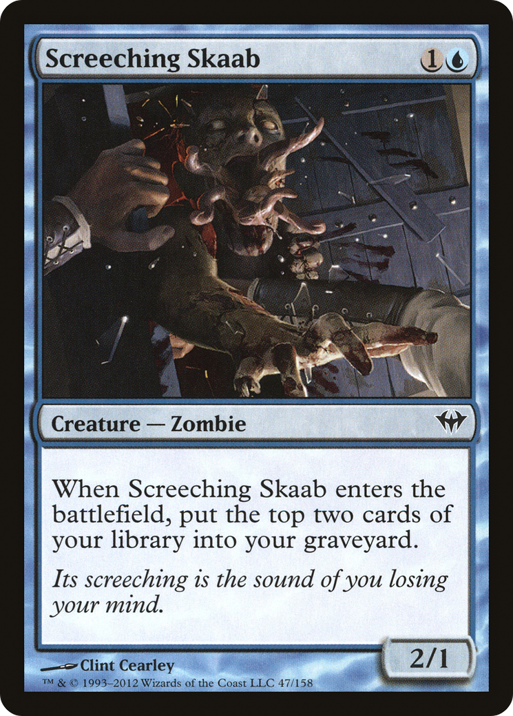 Screeching Skaab (DKA-047) [Dark Ascension] MTG Single Wizards of the Coast