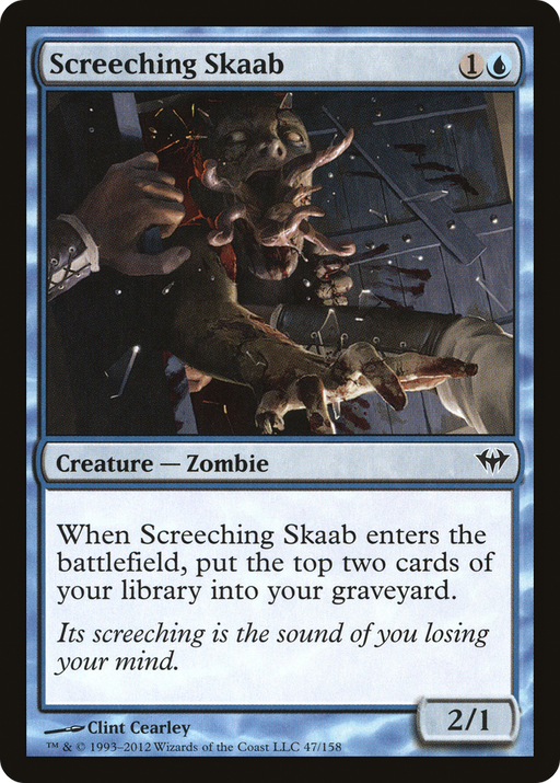 Screeching Skaab (DKA-047) [Dark Ascension] MTG Single Wizards of the Coast