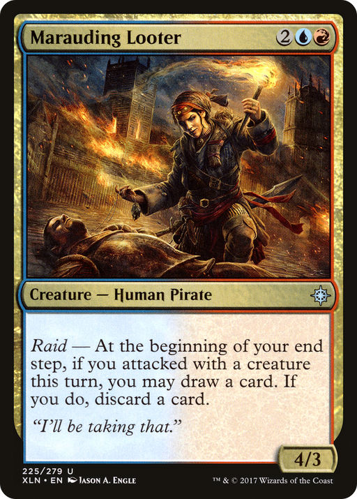 Marauding Looter (XLN-225) [Ixalan] MTG Single Wizards of the Coast