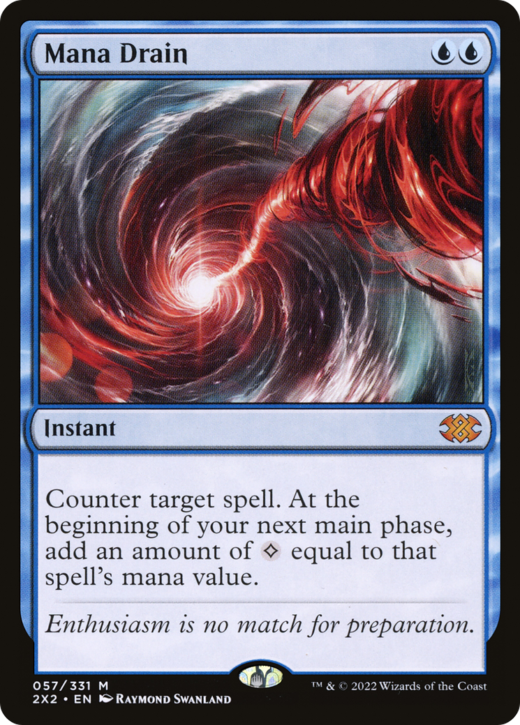Mana Drain (2X2-057) [Double Masters 2022] MTG Single Wizards of the Coast