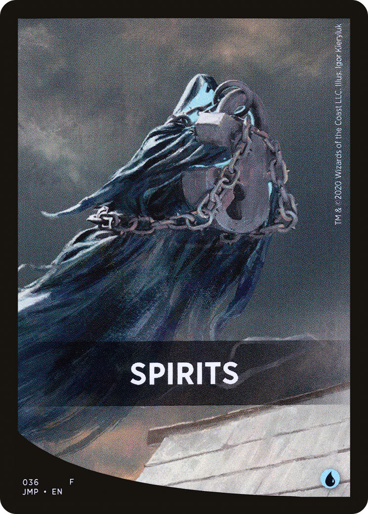 Spirits Theme Card (JMP-036) [Tokens] Jumpstart Front Cards MTG Single Wizards of the Coast