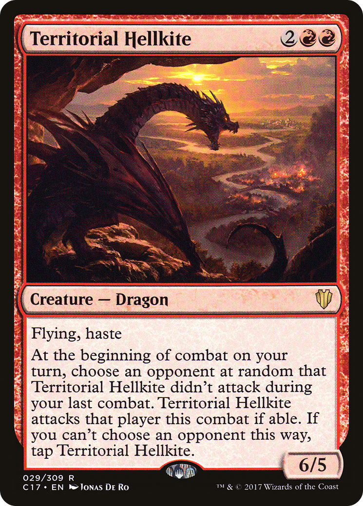 Territorial Hellkite (C17-029) [Commander 2017] MTG Single Wizards of the Coast