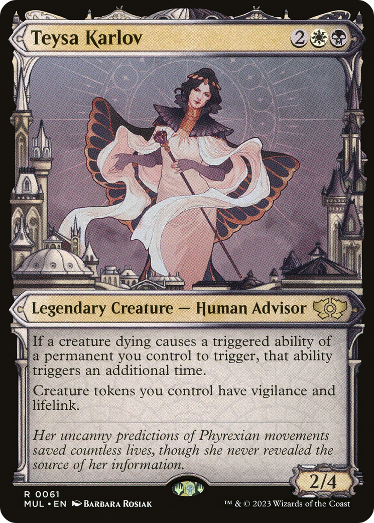 Teysa Karlov (MUL-061) [Multiverse Legends] (Showcase) Foil MTG Single Wizards of the Coast