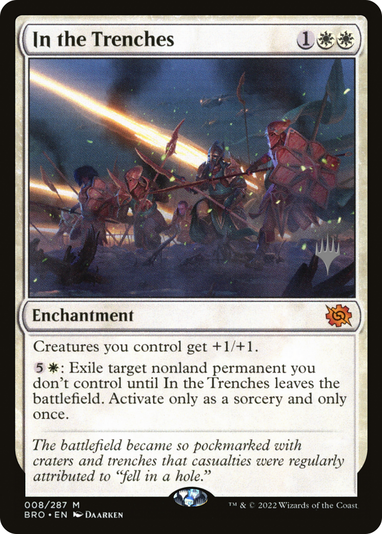 In the Trenches (PPBRO-008) [The Brothers' War Promos] MTG Single Wizards of the Coast