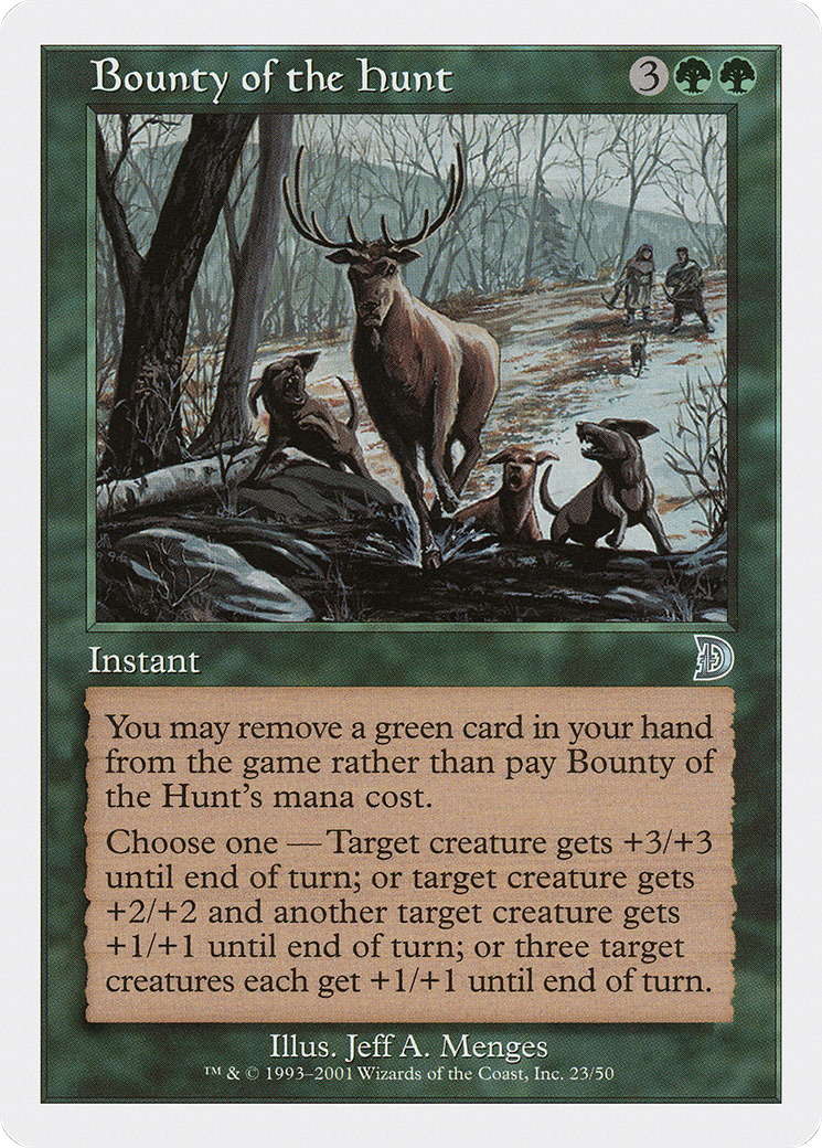 Bounty of the Hunt (DKM-023) [Misc] Deckmasters MTG Single Wizards of the Coast