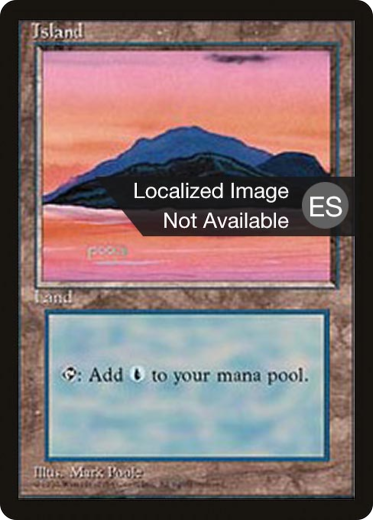 Island (C) (4BB-180) [Fourth Edition Foreign Black Border] MTG Single Wizards of the Coast