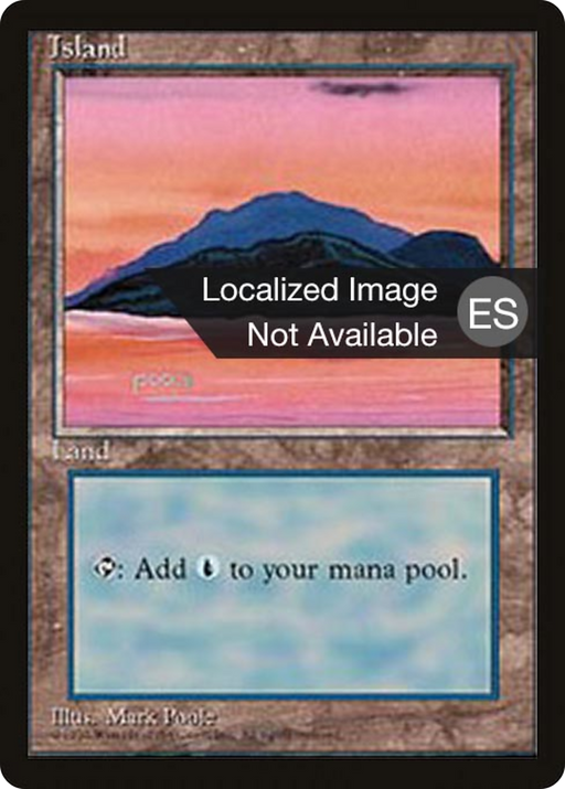 Island (C) (4BB-180) [Fourth Edition Foreign Black Border] MTG Single Wizards of the Coast