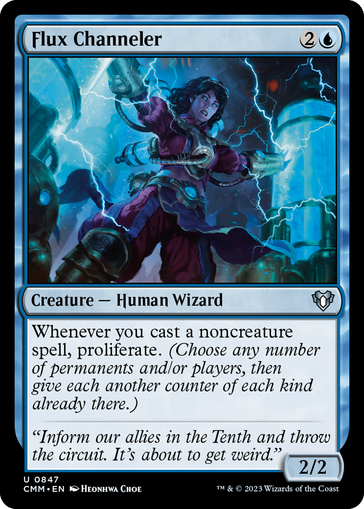 Flux Channeler (CMM-847) [Commander Masters] MTG Single Wizards of the Coast
