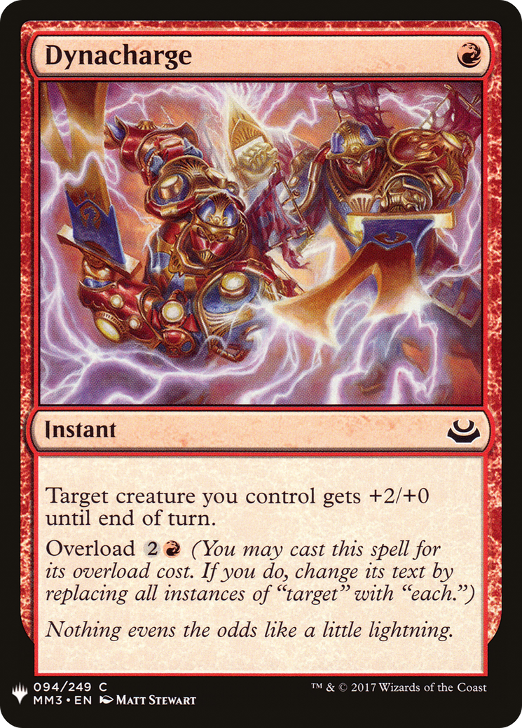 Dynacharge (LIST-MM3-94) [Mystery Booster] The List MTG Single Wizards of the Coast