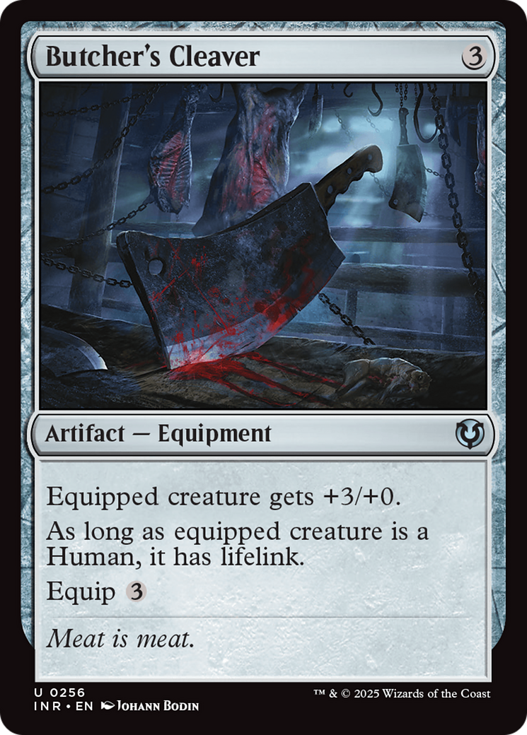 Butcher's Cleaver (INR-256) [Innistrad Remastered] Foil MTG Single Wizards of the Coast