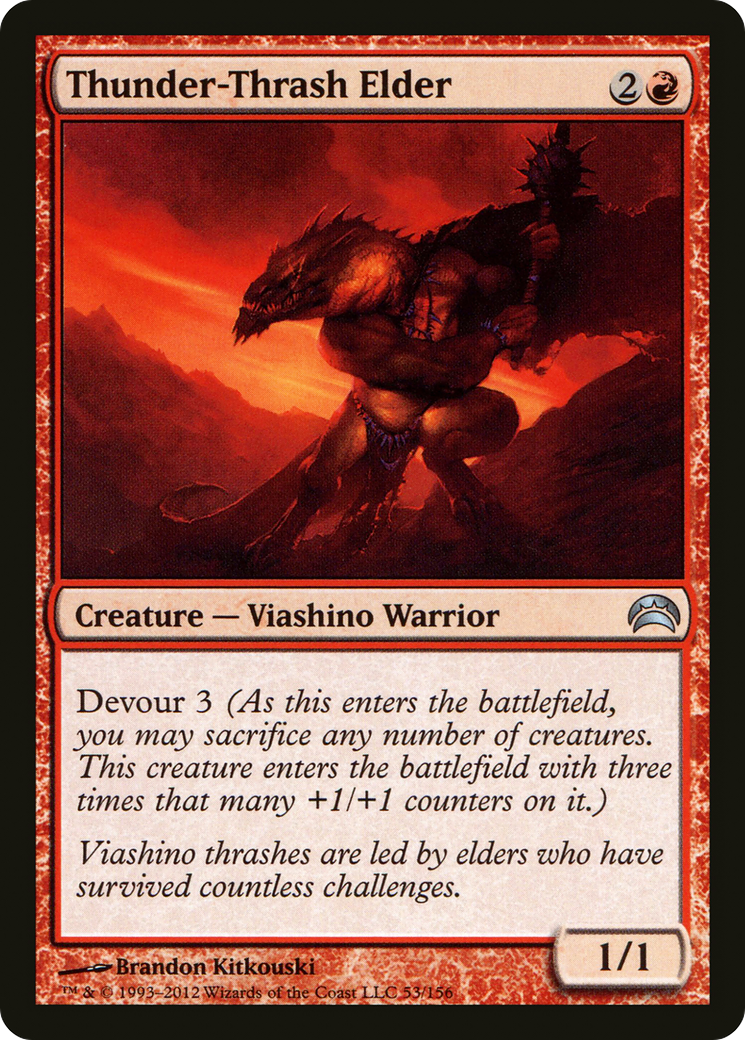 Thunder-Thrash Elder (PC2-053) [Misc] Planechase 2012 Foil MTG Single Wizards of the Coast