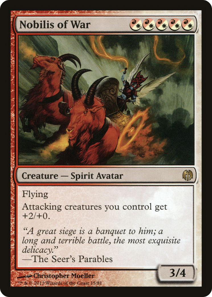 Nobilis of War (DDL-015) [Misc] Duel Decks: Heroes vs. Monsters MTG Single Wizards of the Coast