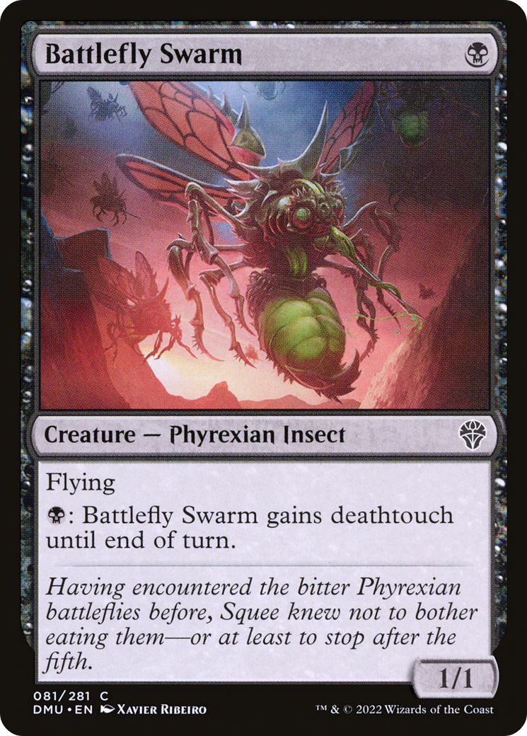 Battlefly Swarm (DMU-081) [Dominaria United] Foil MTG Single Wizards of the Coast