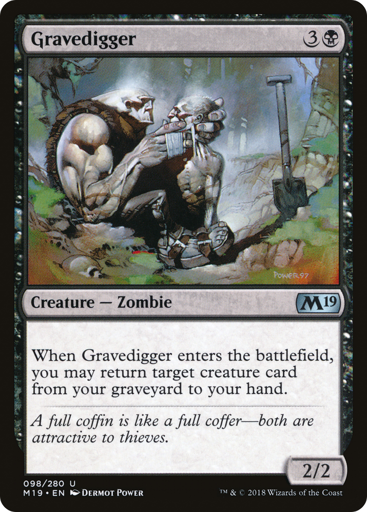 Gravedigger (M19-098) [Core Set 2019] MTG Single Wizards of the Coast
