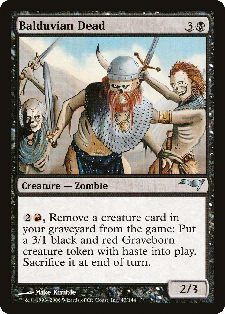 Balduvian Dead (CTD-043) [Misc] Coldsnap Theme Decks MTG Single Wizards of the Coast