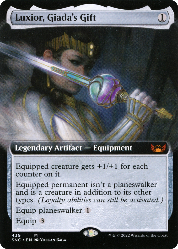 Luxior, Giada's Gift (SNC-439) [Streets of New Capenna] (Extended Art) Foil MTG Single Wizards of the Coast