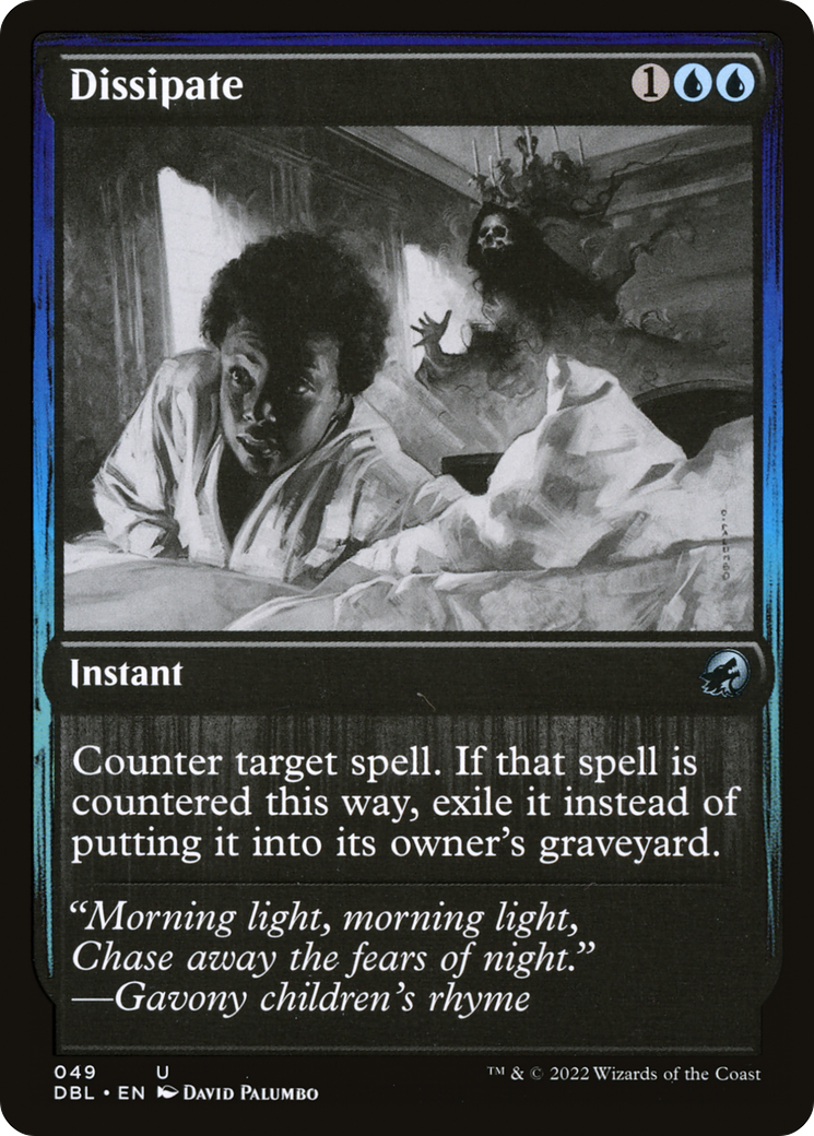 Dissipate (DBL-049) [Innistrad: Double Feature] Foil MTG Single Wizards of the Coast
