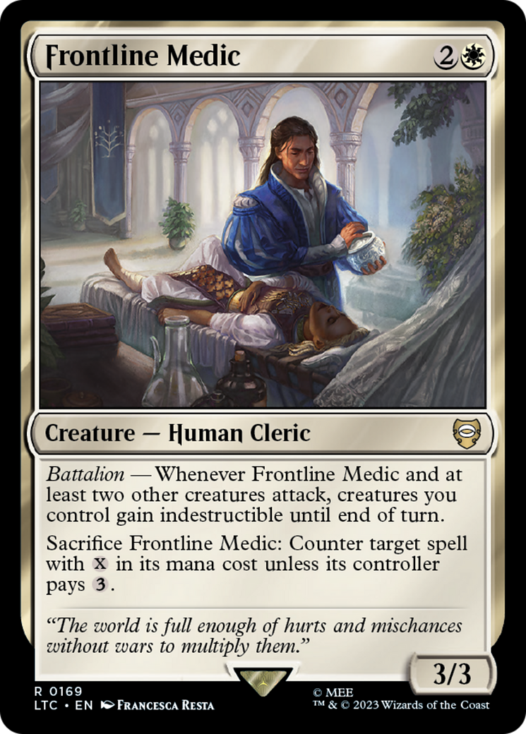 Frontline Medic (LTC-169) [Tales of Middle-earth Commander] MTG Single Wizards of the Coast