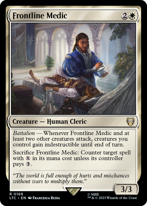 Frontline Medic (LTC-169) [Tales of Middle-earth Commander] MTG Single Wizards of the Coast