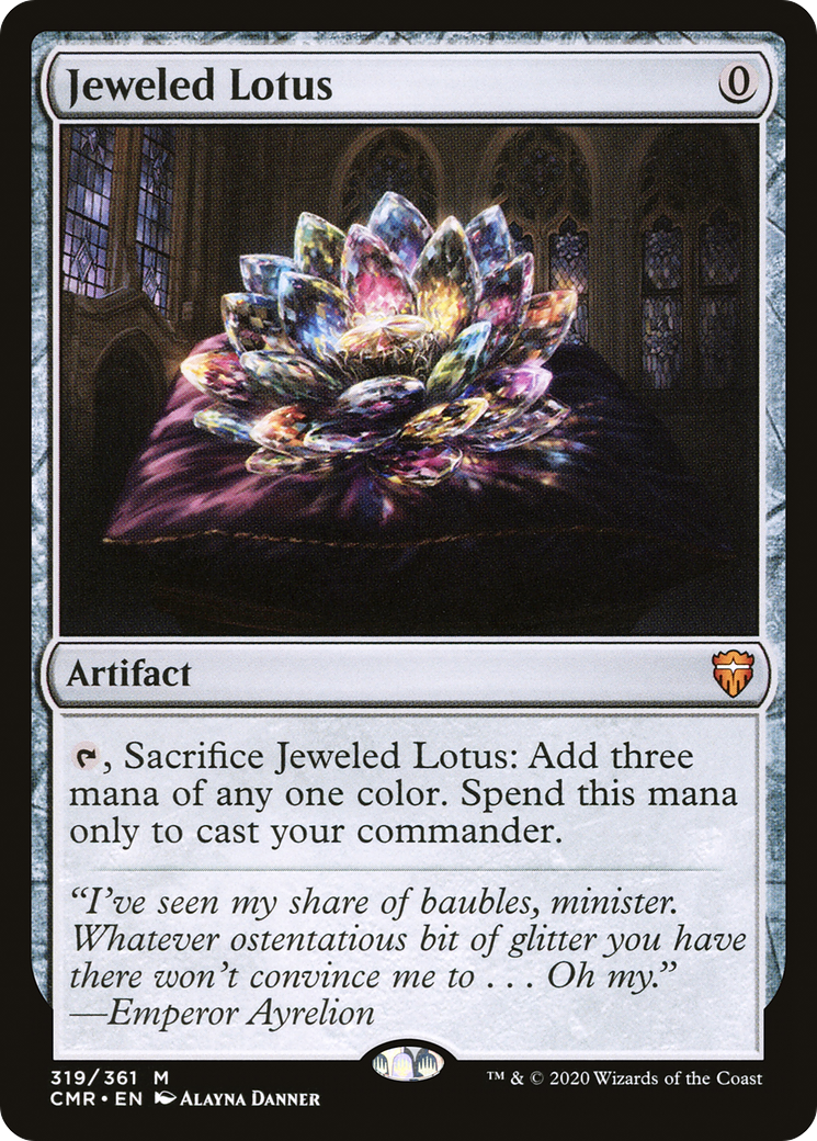 Jeweled Lotus (CMR-319) [Commander Legends] Foil MTG Single Wizards of the Coast